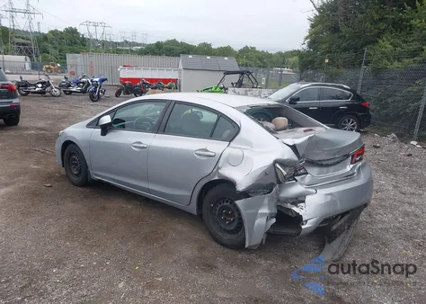 2013 Honda Civic Lx из США, поврежденный, VIN 2HGFB2F50DH576709